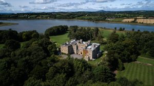 drone image waterford castle 441