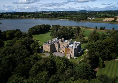 drone image waterford castle 441